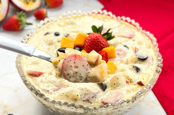 Salada de frutas digestiva